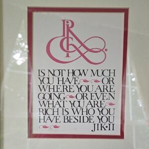 CLOSET CLEAN OUT!!   Inspirational Wall Art "RICH"
